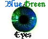 blue-green eyes