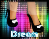 DM~PVC heels maid white