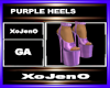 PURPLE HEELS