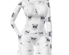 B Panda hooded romper