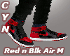 Red n Blk Air's M