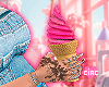 ice cream + poses ♥
