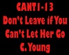 If You Can't Let Go