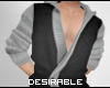 D| Male Sweater Gray