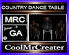 COUNTRY DANCE TABLE