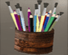 paint brushes & pencils