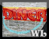 WL~ Aqua 50s Diner