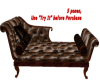 Brown Leather Lounger 5p