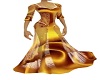 sexy gold caz dress