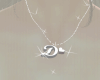 M' Letter D Necklace