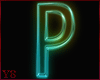 *Y*Neon-Letter P