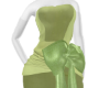 green elegant dress