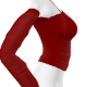 *B* Red Sheer Blouse