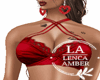 Wild cat red lingerie