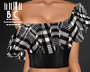 B* Leather Ruffle