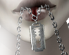 emo lips chain