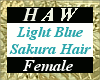 Light Blue Sakura Hair F