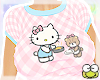 kitty picnic tee♡