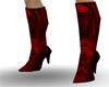 FCS Red Patterned Boots