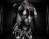 pink jeweled Chains F