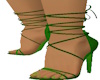 Green Strap Heels