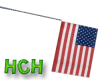 American Flag Wand Stick