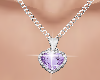 EM Purple Heart Necklace