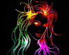 neon lady animated