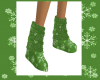 Christmas green shoe