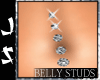 Diamond Belly Studs
