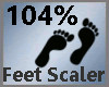 Feet Scaler 104% M