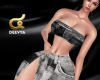 ๔  Denim Tube Top F
