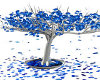 Bleu Silver Tree