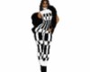BLK N SILVER CHECKER FIT