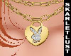 `Heart Necklace Bunny