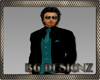 [BG]3 Piece Suit-Teal