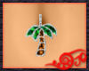 Palm Tree Belly Ring