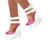 1S  White & Pink Heels