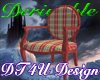 Derivable redwood chair