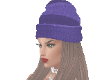 Knit Hat Purple