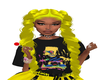 yellow hair