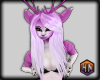 hair purple deer furry