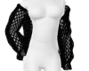 [MM] Black Crochet Cardi