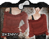 -Ƨ Cherry Red Sweater