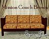 Mission Couch Brown