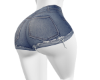 Navy Denim Shorts