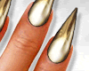 Pointed Nails Gold