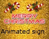 merry christmas sign