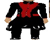 red and black dragon tux