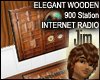 Elegant Wooden Radio